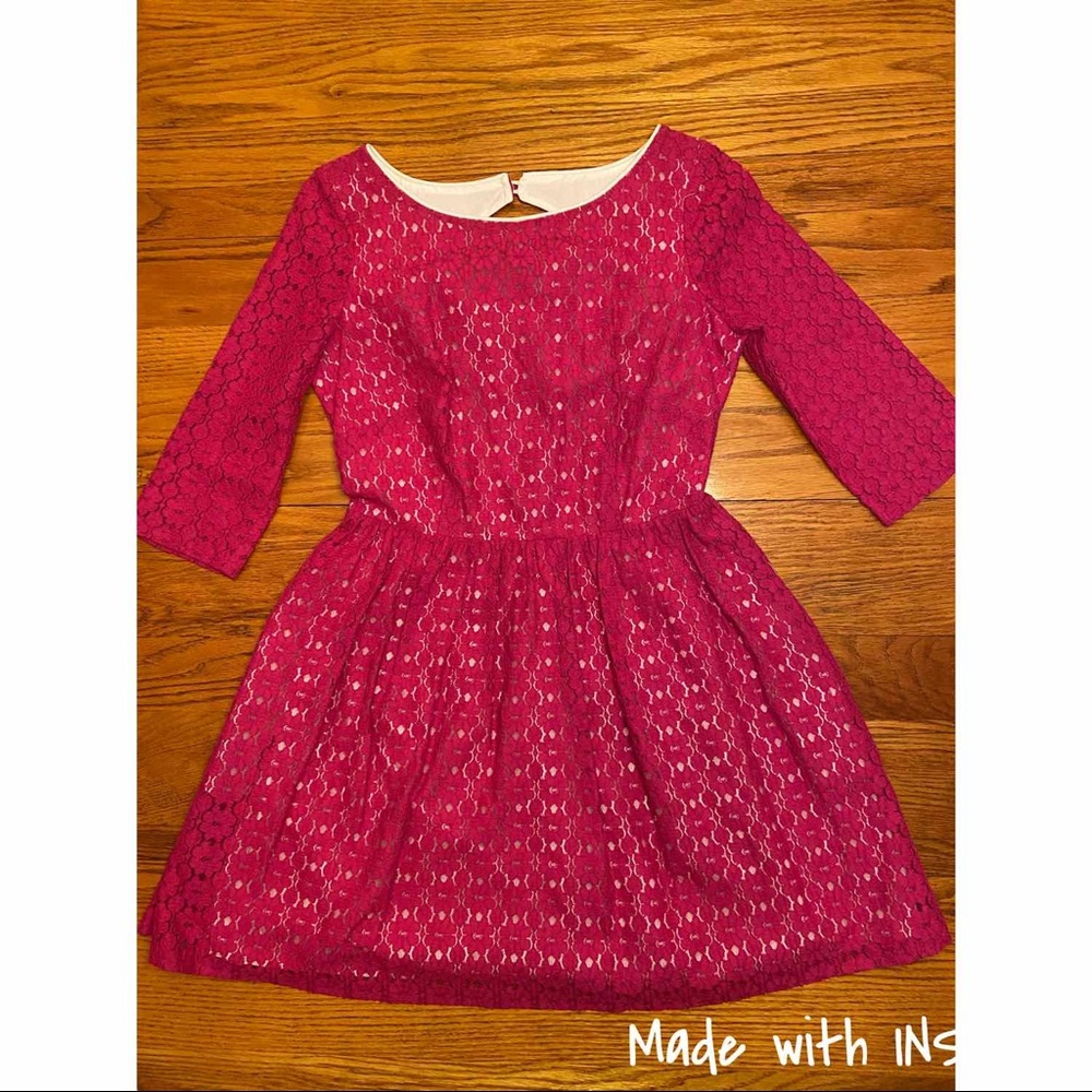 Lilly Pulitzer Alicia Pink Lace Dress